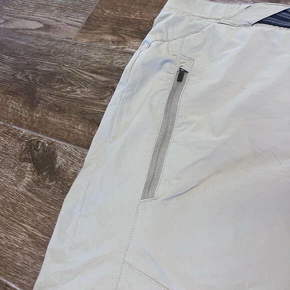 Mountain Hardwear Shorts Men's Size 38 Tan Belted hiking Nylon 12” Gorpcore - Picture 3 of 10